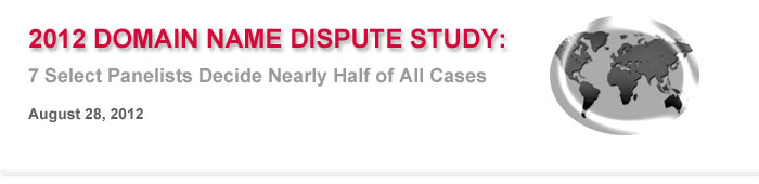 2012 DOMAIN NAME DISPUTE STUDY